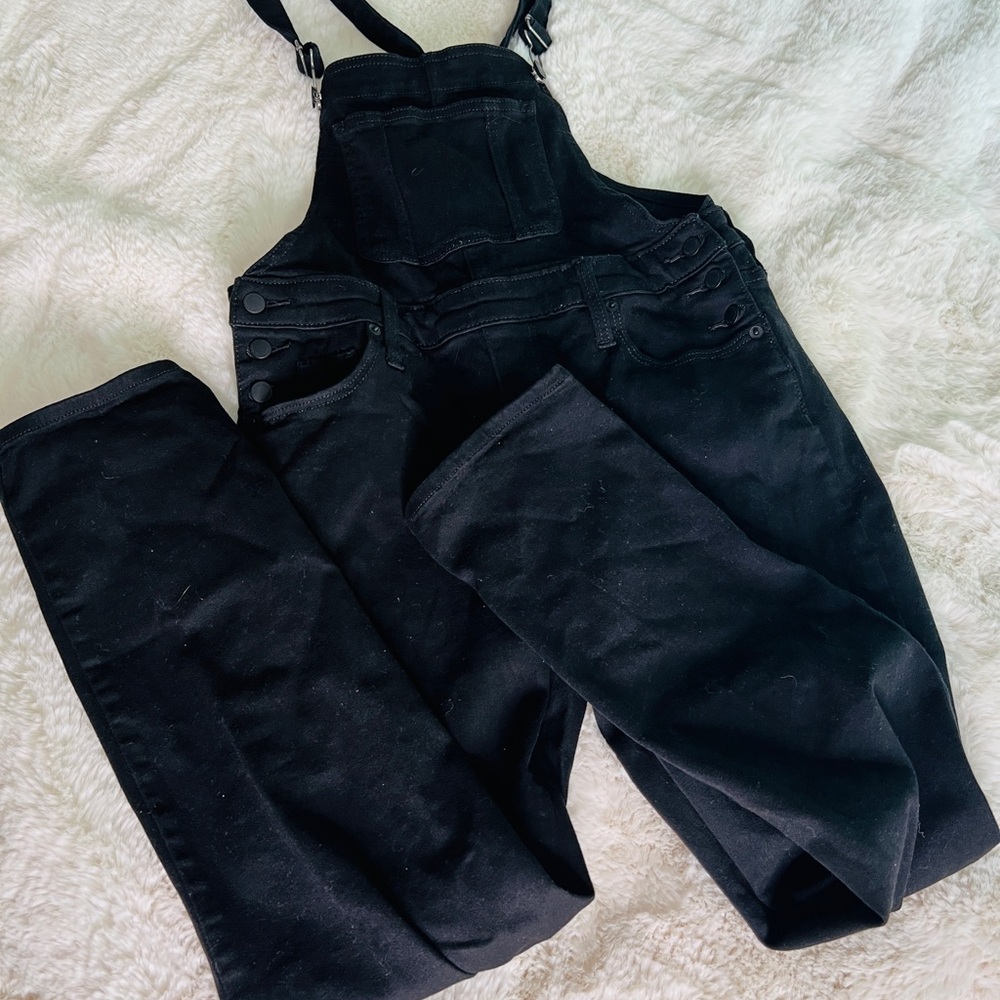 Universal Thread Women's Dark Denim Overalls
